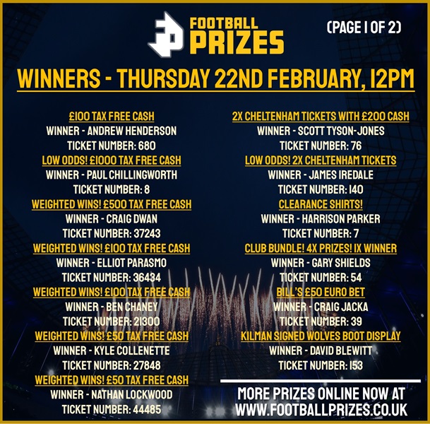 Thursday 22nd 1