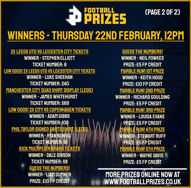 Thursday 22nd 2