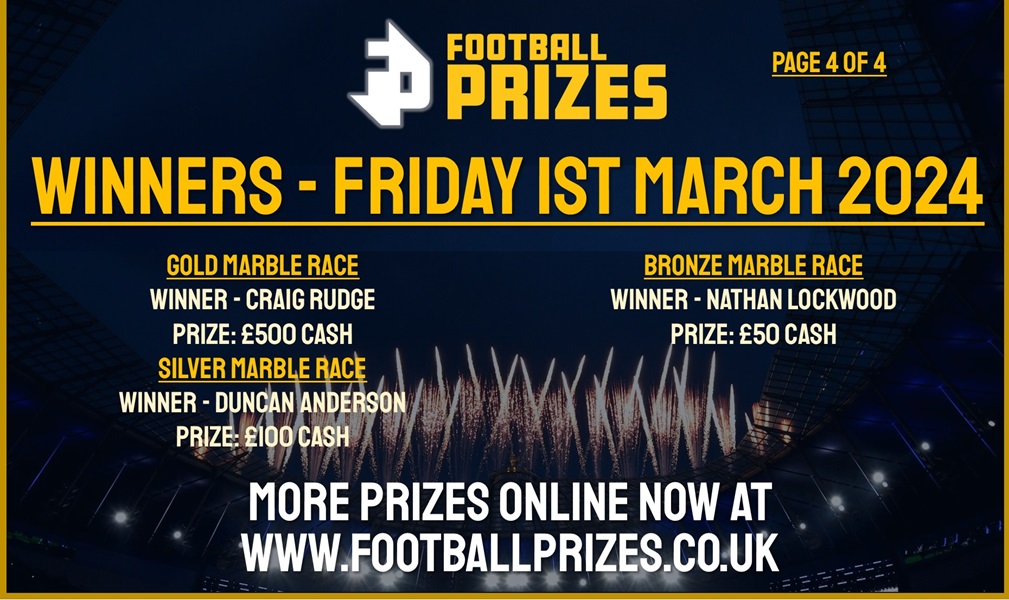 Friday 1st March 4
