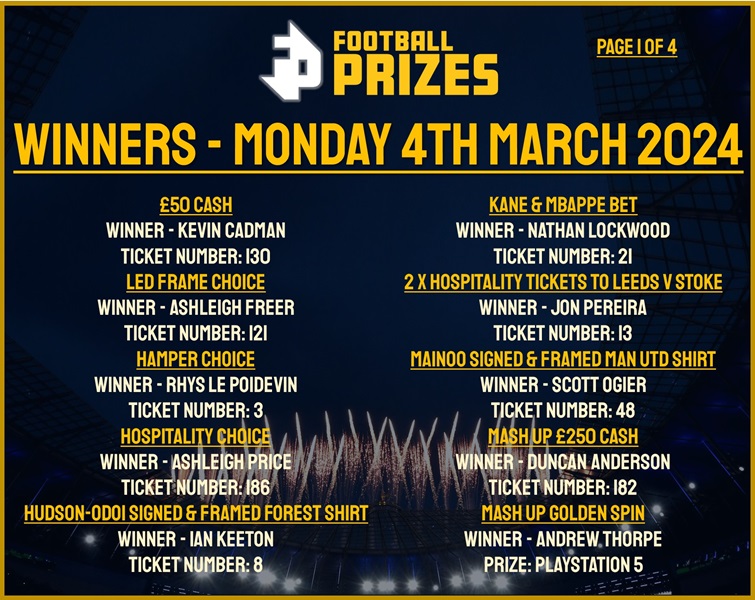 Monday 4th March 1