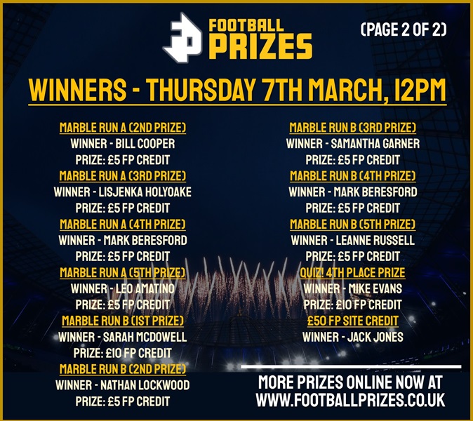 Thursday 7th March 2