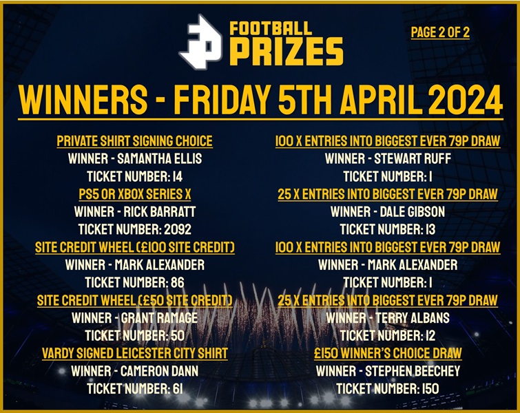 Friday 5th April 2