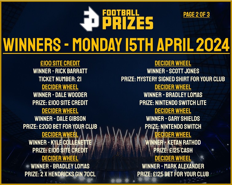 Monday 15th April 2