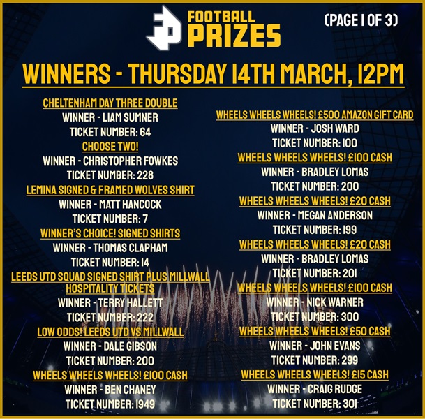 Thursday 14th March 12pm 1