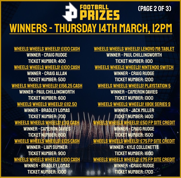 Thursday 14th March 12pm 2
