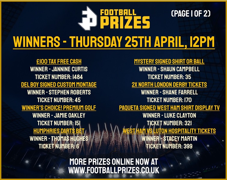 Thursday 25th April 1