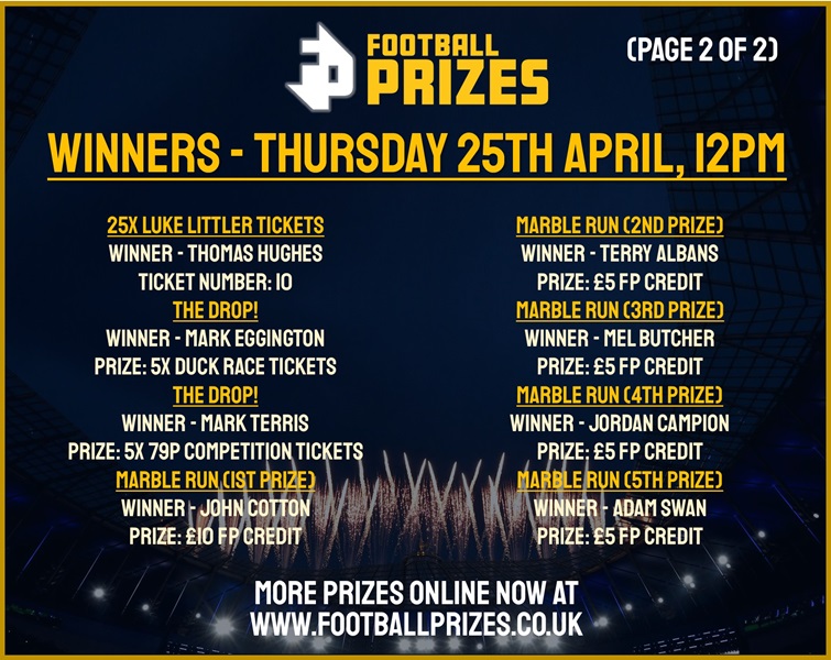 Thursday 25th April 2