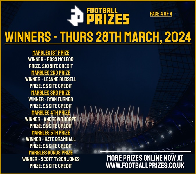 Thursday 28th March 4