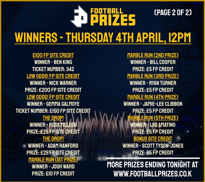 Thursday 4th April 2