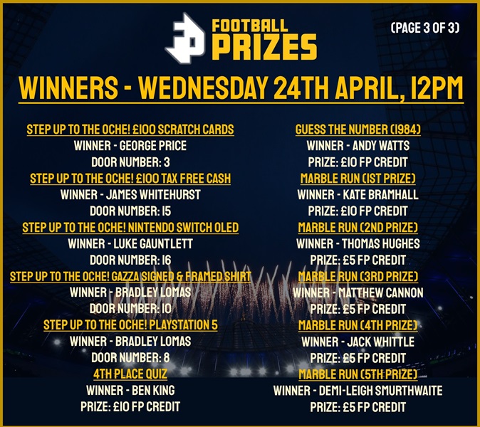 Wednesday 24th 3