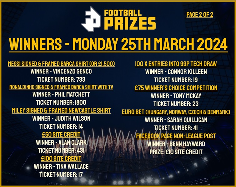 mONDAY 25TH 1
