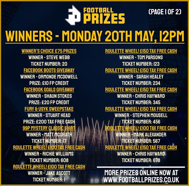 MONDAY 20TH 1