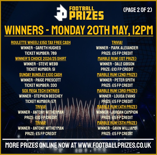 MONDAY 20TH 2