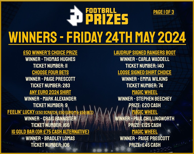 fRIDAY 24TH MAY 1