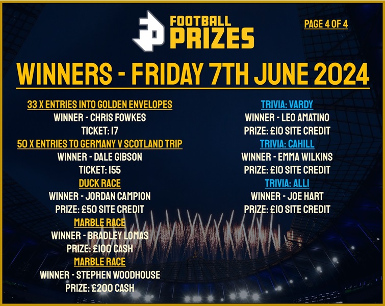 FRIDAY 7TH JUNE 4