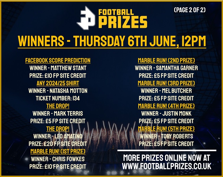 Thursday Midday winners 2