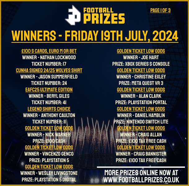 Friday 19th July 1