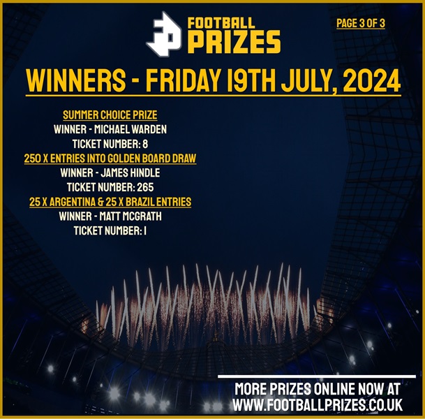 Friday 19th July 3