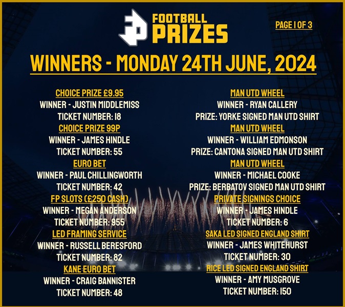 Monday 24th June 1