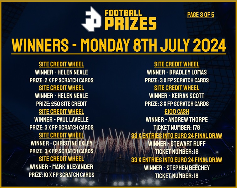 Monday 8th July 3
