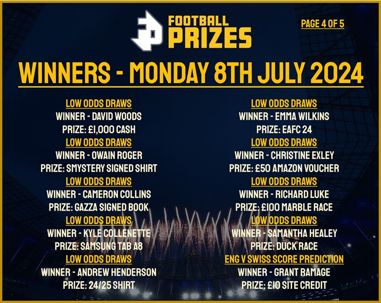 Monday 8th July 4