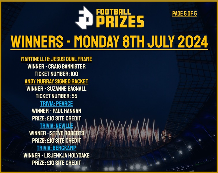 Monday 8th July 5