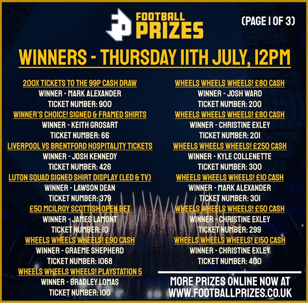 Thursday 11th July 1