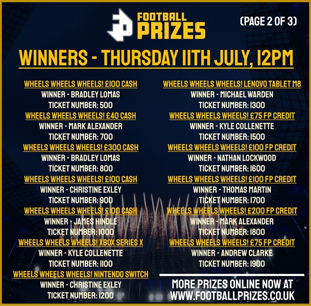 Thursday 11th July 2