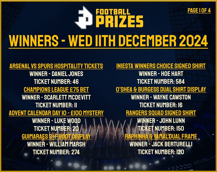 Wednesday 11th December 1